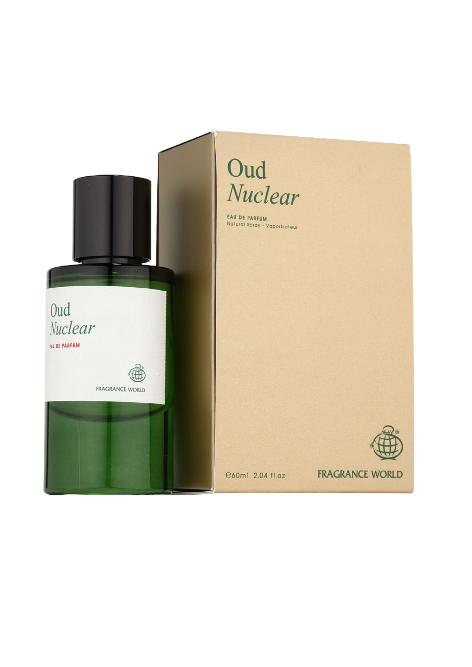 Eau de parfum Oud Nuclear - Fragrance World 60 ML