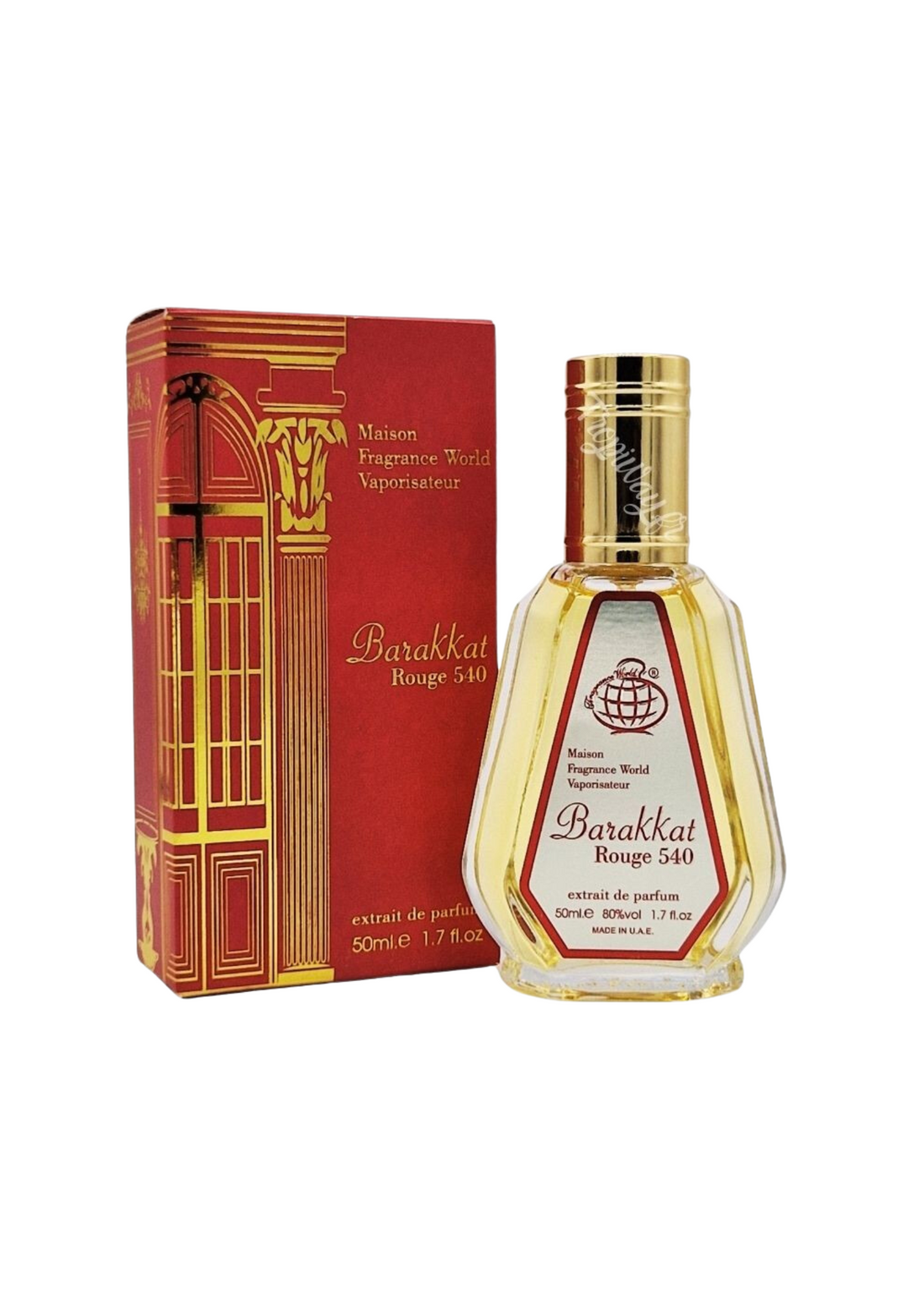 Extrait de Parfum Barakkat Rouge 540 - Fragrance World 50 ML