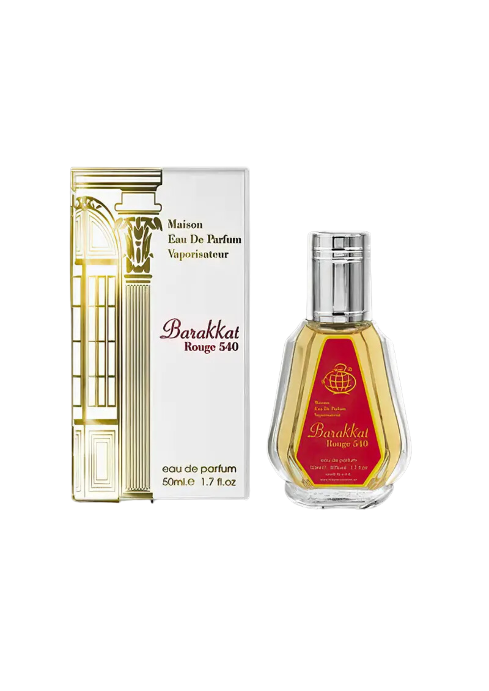 Eau de Parfum Barakkat Rouge 540 - Fragrance World 50 ML