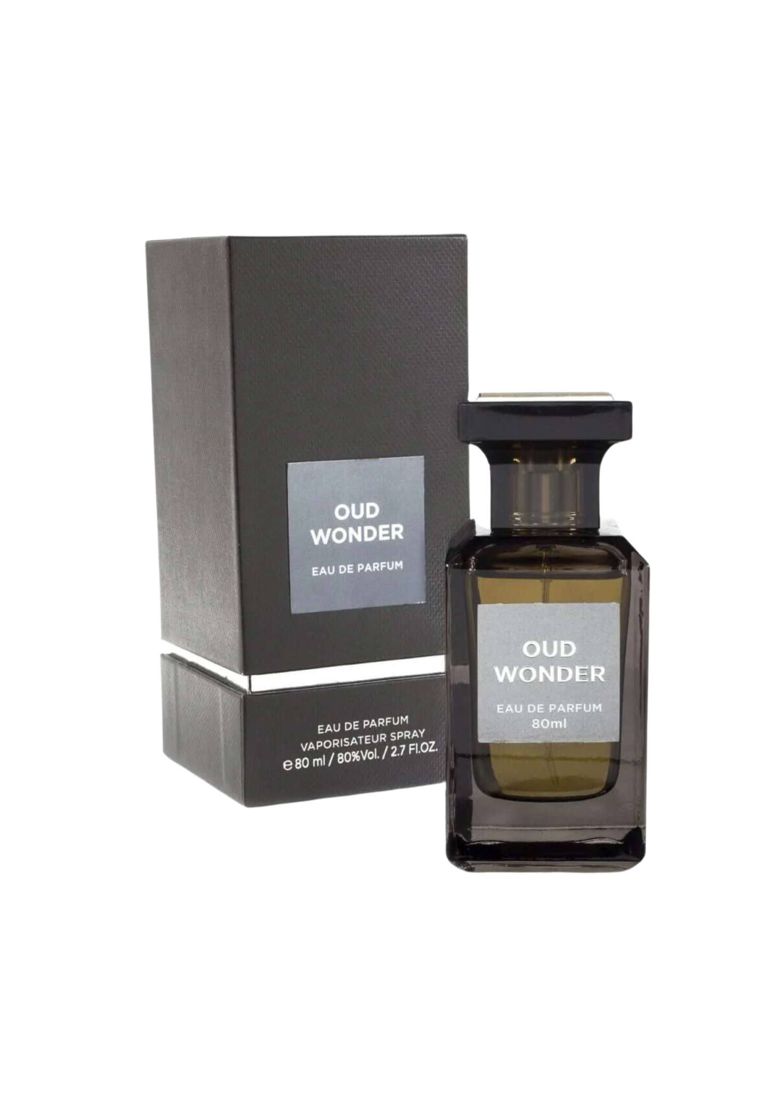 Eau de Parfum Oud Wonder Fragrance World 80 ML - PDS SHOP