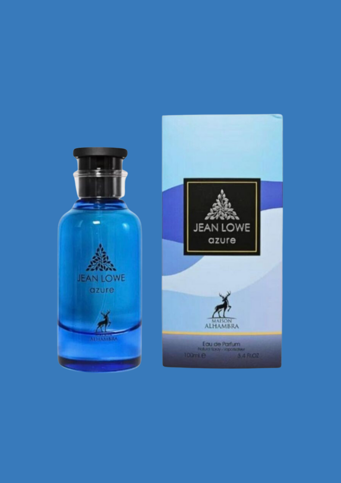 Eau de parfum AZURE Jean Lowe - Maison Alhambra 100 ML