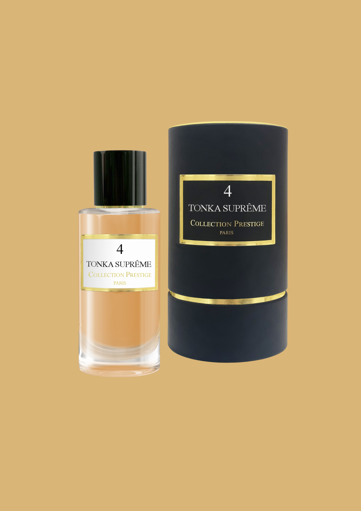 Extrait de Parfum Tonka Suprême N°4 - Collection Prestige Paris 50 ML