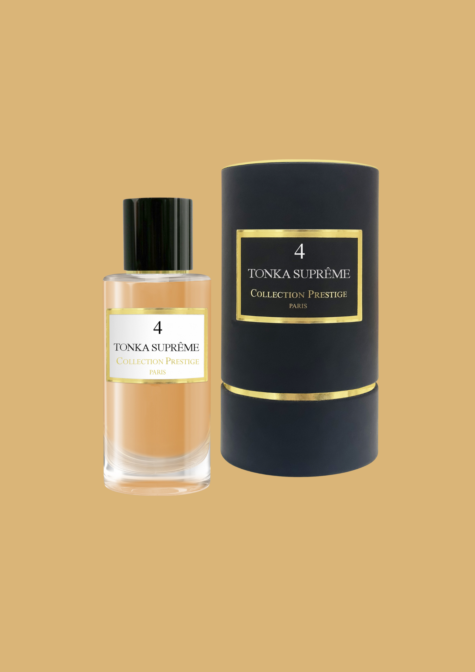 Extrait de Parfum Tonka Suprême N°4 - Collection Prestige Paris 50 ML