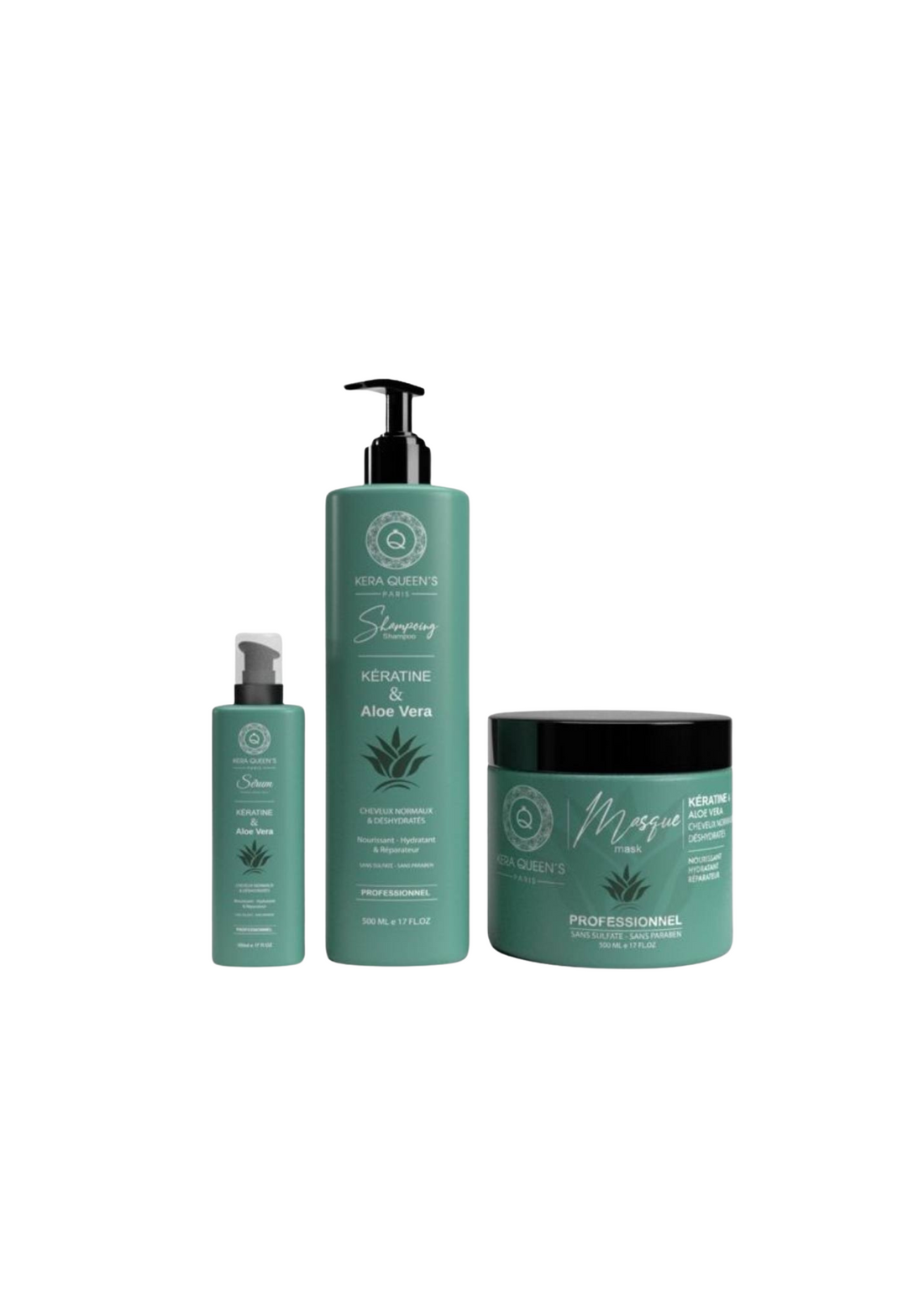 Gamme Kératine et Aloe vera KERA QUEEN&